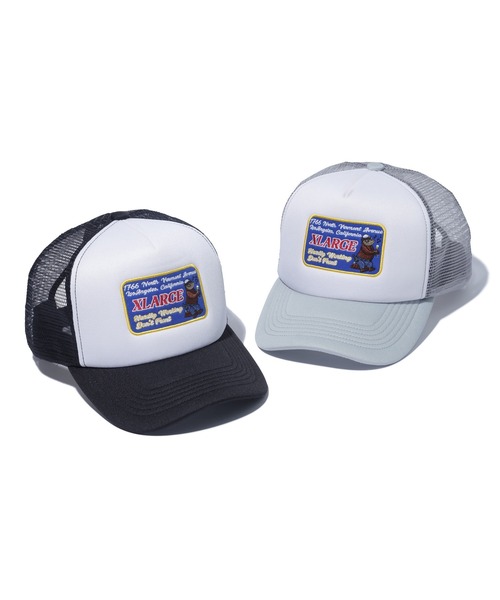 XLARGE（エクストララージ）の「BEAR WITH BOTTLES CAP（キャップ・メンズ・ブラック/グレー・ONE SIZE）」の4枚目の写真