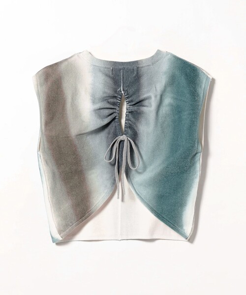 Ray BEAMS（レイビームス）の「RBS / グラデーション プリント プルオーバー（Tシャツ/カットソー・レディース・ネイビー/パープル・ONE SIZE）」の4枚目の写真