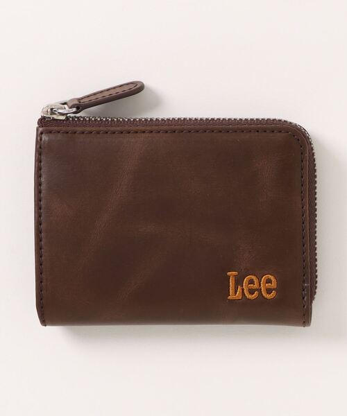 Lee(リー)の「Lee/リー ロゴ刺繍 イタリアンレザー L型ファスナー 小銭入れ(コインケース・メンズ・ブラック/チョコ/ブラウン・FREE)」の3枚目の写真