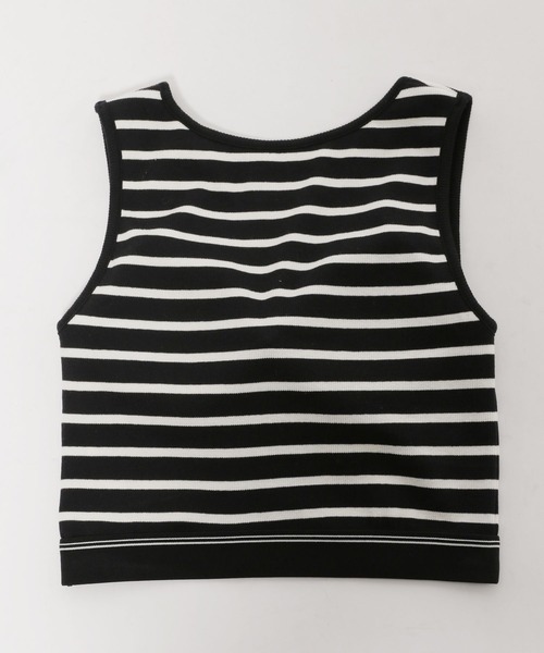 niko and...(ニコアンド)の「ルームドライ/カップ付きクロップドタンクトップ(タンクトップ・レディース・ブラック/オフホワイト/アイボリー・MEDIUM/LARGE)」の11枚目の写真