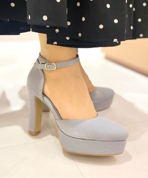 ESPERANZA(エスペランサ)の「アッパーシフォンリボンパンプス 結婚式二次会 パーティー 24SS(パンプス・レディース・ベージュ系2/グレー系2/ブラック系2・22.0cm/22.5cm/23.0cm/23.5cm/24.0cm/24.5cm)」の16枚目の写真