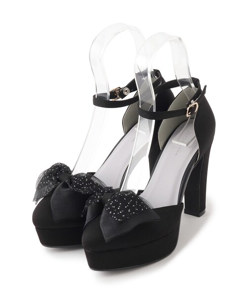 ESPERANZA(エスペランサ)の「アッパーシフォンリボンパンプス 結婚式二次会 パーティー 24SS(パンプス・レディース・ベージュ系2/グレー系2/ブラック系2・22.0cm/22.5cm/23.0cm/23.5cm/24.0cm/24.5cm)」の7枚目の写真