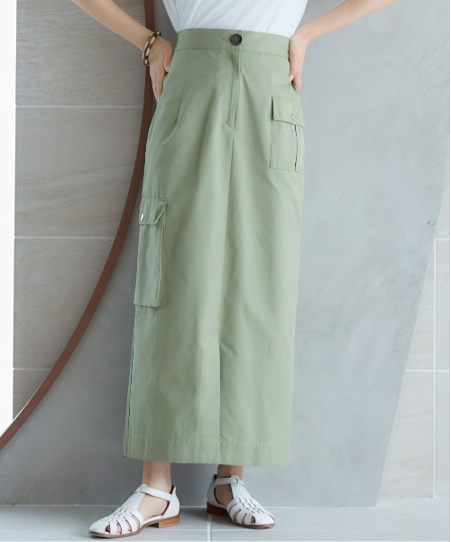miclat（ミクラ）の「大きいサイズ　カーゴスカート　miclat（スカート・レディース・カーキ/ブラック・4L/3L/LL/L/5L）」の19枚目の写真