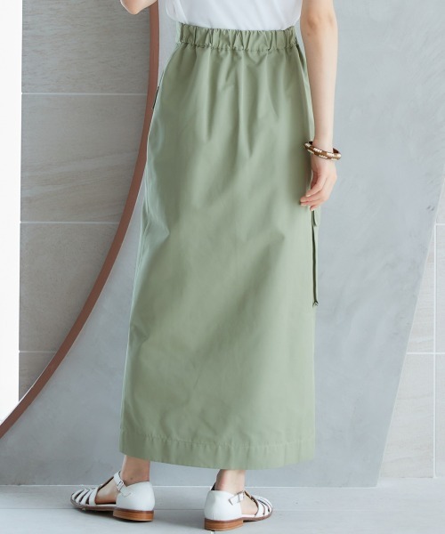 miclat（ミクラ）の「大きいサイズ　カーゴスカート　miclat（スカート・レディース・カーキ/ブラック・4L/3L/LL/L/5L）」の21枚目の写真