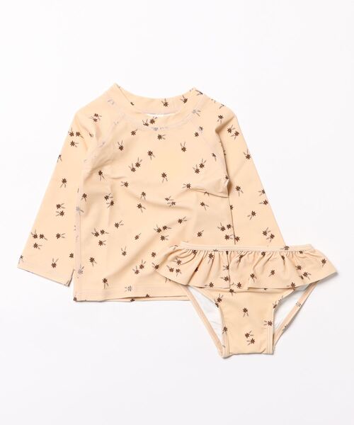 【セール】★Rylee＋Cru★RASH GUARD GIRL SET || SHELL DITSY（その他ベビー用品）｜Rylee + Cru（ライリーアンドクルー）
