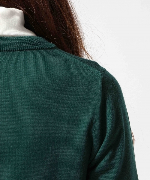 GLOBAL WORK（グローバルワーク）の「【人気の定番】１２ゲージウールクルーカーデ長袖/561623（カーディガン/ボレロ・レディース・イエロー/グリーン/レッド/その他/グレー/ブルー/ブラック・LARGE/SMALL/MEDIUM）」の16枚目の写真