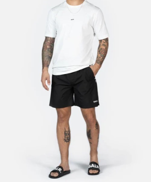 BALR.（ボーラー）の「BALR./ボーラー/CLASSIC SWIM SHORTS/正規商品（その他パンツ・メンズ・ホワイト/ブラック・L/M/XS/S）」の9枚目の写真