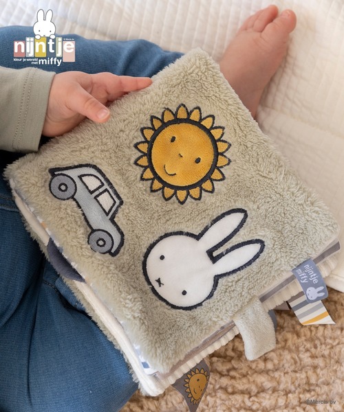 Miffy（ ミッフィー）の「miffy ミッフィー 布えほん（おもちゃ・キッズ・ブルー/ピンク・ONE SIZE）」の2枚目の写真