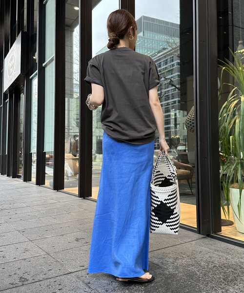 DouDou（ドゥドゥ）の「【WEB限定】AmicoフロッキーロゴTEE（Tシャツ/カットソー・レディース・ホワイト/ネイビー/チャコールグレー・FREE）」の18枚目の写真