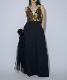 Ezick | Flower Jacquard コードキャミドレス(ドレス)