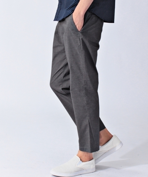THE SHOP TK （ザ ショップ ティーケー ）の「ダンプストレッチ7分丈パンツ（その他パンツ・メンズ・グレー/ネイビー・04/02/03）」の3枚目の写真