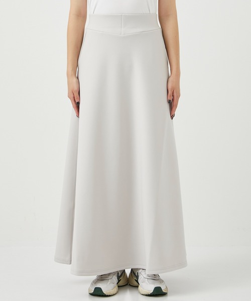 CITY TOKYO(シティトウキョウ)の「<セットアップ対応><洗濯機洗い可能><UVカット><接触冷感>アクアスーティングジャージフレアースカート(スカート・レディース・カーキ/ライトグレー/ダークグレー・1/2)」の7枚目の写真