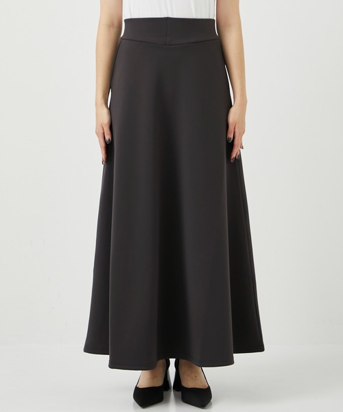 CITY TOKYO(シティトウキョウ)の「<セットアップ対応><洗濯機洗い可能><UVカット><接触冷感>アクアスーティングジャージフレアースカート(スカート・レディース・カーキ/ライトグレー/ダークグレー・1/2)」の14枚目の写真