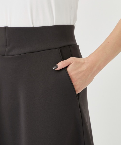 CITY TOKYO(シティトウキョウ)の「<セットアップ対応><洗濯機洗い可能><UVカット><接触冷感>アクアスーティングジャージフレアースカート(スカート・レディース・カーキ/ライトグレー/ダークグレー・1/2)」の18枚目の写真