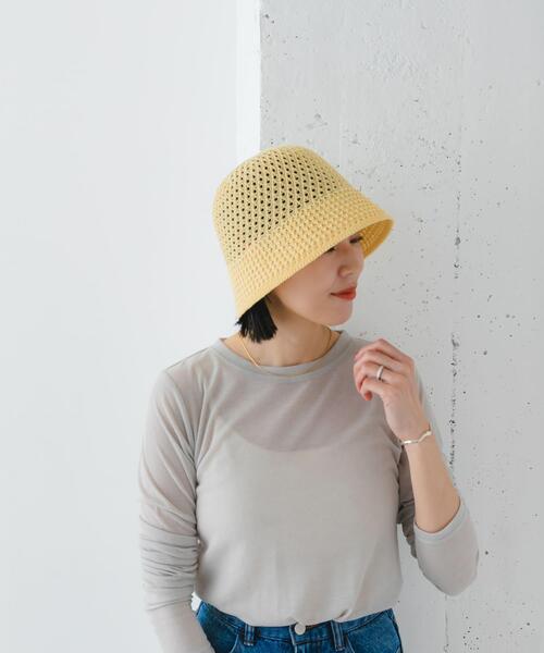 RODE SKO(ロデスコ)の「透かし柄ベルハット(ハット・レディース・ブラック/ナチュラル/キャメル・ONE)」の1枚目の写真