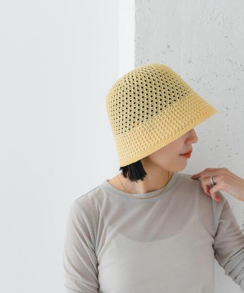 RODE SKO(ロデスコ)の「透かし柄ベルハット(ハット・レディース・ブラック/ナチュラル/キャメル・ONE)」の5枚目の写真