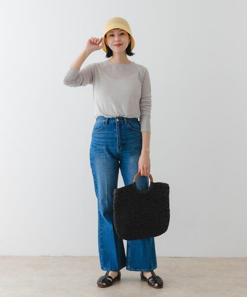 RODE SKO(ロデスコ)の「透かし柄ベルハット(ハット・レディース・ブラック/ナチュラル/キャメル・ONE)」の6枚目の写真