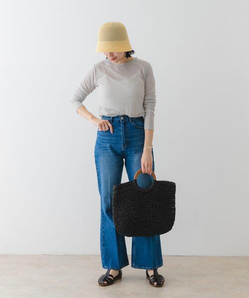 RODE SKO(ロデスコ)の「透かし柄ベルハット(ハット・レディース・ブラック/ナチュラル/キャメル・ONE)」の7枚目の写真