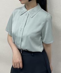 2WAY衿_比翼刺繍ブラウス