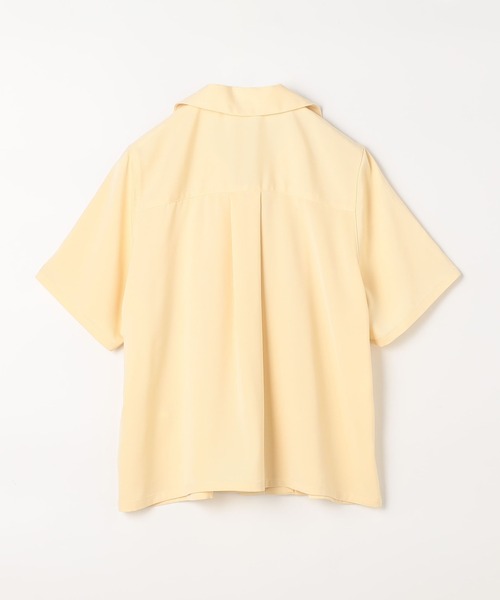 NICOLE CLUB（ニコル　クラブ）の「2WAY衿_比翼刺繍ブラウス（シャツ/ブラウス・レディース・ブラック/イエロー/ブルー/オフホワイト・MEDIUM）」の5枚目の写真