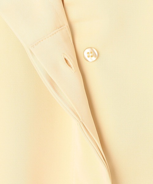 NICOLE CLUB（ニコル　クラブ）の「2WAY衿_比翼刺繍ブラウス（シャツ/ブラウス・レディース・ブラック/イエロー/ブルー/オフホワイト・MEDIUM）」の11枚目の写真