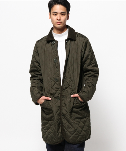 SEVENDAYS=SUNDAY(セブンデイズサンデイ)の「ポリタフタ キルティング裏ボアコート(ピーコート・メンズ・ブラック/カーキ・MEDIUM/SMALL/LARGE)」の3枚目の写真