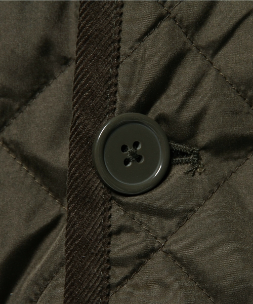 SEVENDAYS=SUNDAY(セブンデイズサンデイ)の「ポリタフタ キルティング裏ボアコート(ピーコート・メンズ・ブラック/カーキ・MEDIUM/SMALL/LARGE)」の7枚目の写真