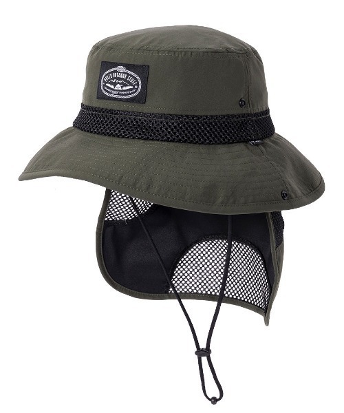 POLeR（ポーラー）の「POLeR/ポーラー ハット 2WAY SUNGUARDLONGBRIM 241MCV0330-BLK/241MCV0331-GRY/241MCV0332-OLV（ハット・メンズ・オリーブ/ブラック/グレー・FREE）」の3枚目の写真