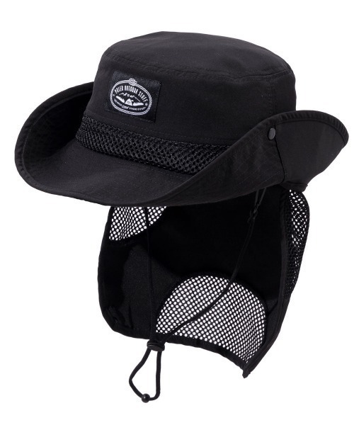 POLeR（ポーラー）の「POLeR/ポーラー ハット 2WAY SUNGUARDLONGBRIM 241MCV0330-BLK/241MCV0331-GRY/241MCV0332-OLV（ハット・メンズ・オリーブ/ブラック/グレー・FREE）」の2枚目の写真