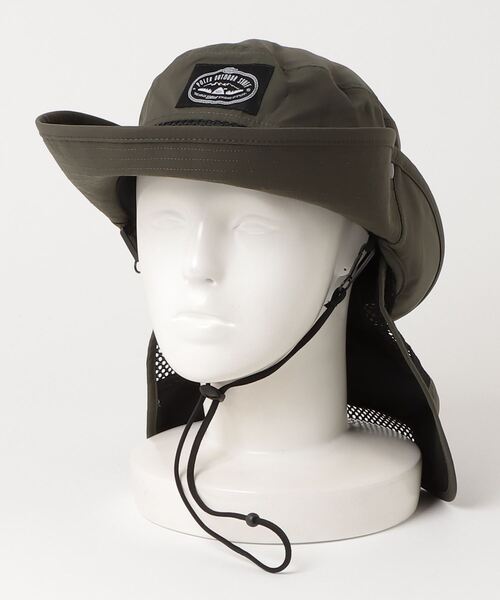 POLeR（ポーラー）の「POLeR/ポーラー ハット 2WAY SUNGUARDLONGBRIM 241MCV0330-BLK/241MCV0331-GRY/241MCV0332-OLV（ハット・メンズ・オリーブ/ブラック/グレー・FREE）」の7枚目の写真