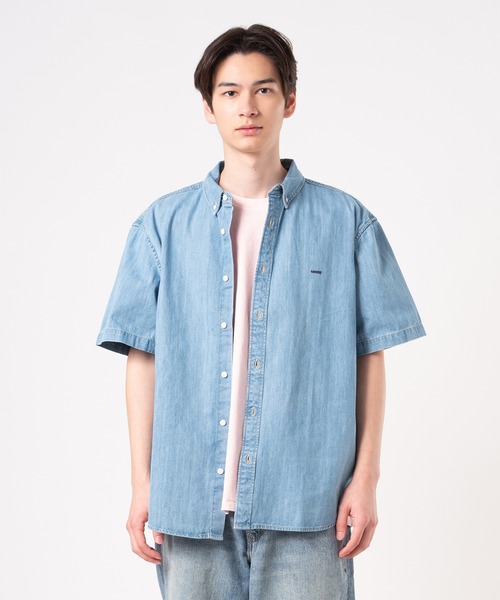 Levi's(リーバイス)の「Levi's/リーバイス オーセンティック ボタンダウン半袖シャツ インディゴ ELI(シャツ/ブラウス・メンズ・インディゴブルー・XL/S/M/L)」の1枚目の写真