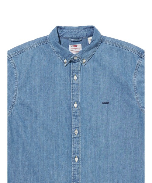 Levi's(リーバイス)の「Levi's/リーバイス オーセンティック ボタンダウン半袖シャツ インディゴ ELI(シャツ/ブラウス・メンズ・インディゴブルー・XL/S/M/L)」の3枚目の写真