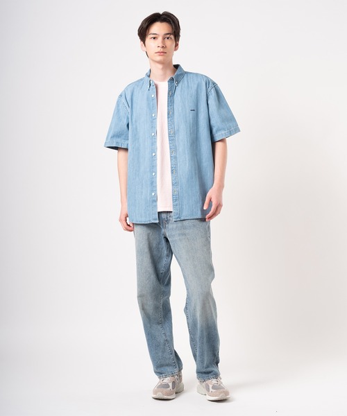 Levi's(リーバイス)の「Levi's/リーバイス オーセンティック ボタンダウン半袖シャツ インディゴ ELI(シャツ/ブラウス・メンズ・インディゴブルー・XL/S/M/L)」の9枚目の写真