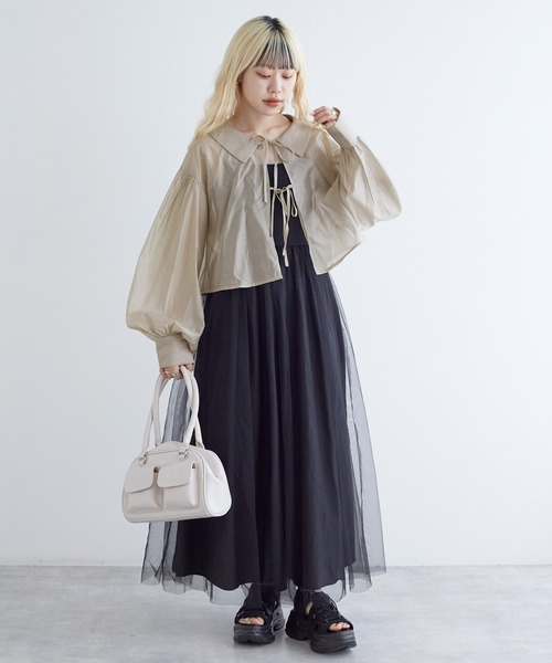 w closet（ダブルクローゼット）の「シアーリボンブラウス（シャツ