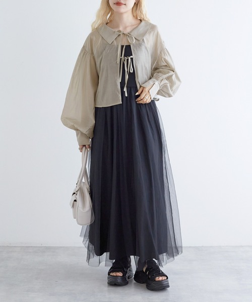 コムデギャルソン リボン シアートップス ブラウス コムデギャルソン リボン シアートップス ブラウス コムデギャルソン