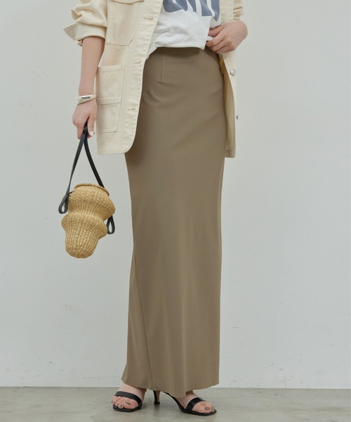 3サイズ展開】ストレッチマキシタイトスカート2（スカート