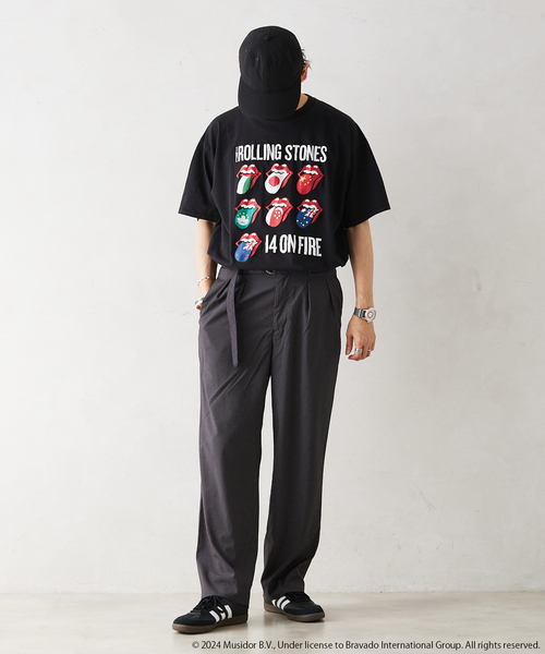 JOURNAL STANDARD relume（ジャーナルスタンダード　レリューム）の「THE ROLLING STONES / ローリングストーンズ 別注 NEW  VINTAGE Tシャツ（Tシャツ/カットソー・メンズ・ブラック×ブラック/ブラック系その他/ホワイト/ホワイト系その他/ブラックミックス/ブラック・LARGE/MEDIUM）」の15枚目の写真