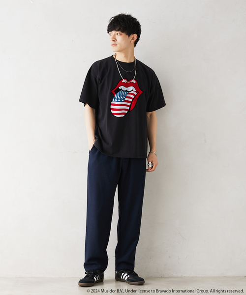 JOURNAL STANDARD relume（ジャーナルスタンダード　レリューム）の「THE ROLLING STONES / ローリングストーンズ 別注 NEW  VINTAGE Tシャツ（Tシャツ/カットソー・メンズ・ブラック×ブラック/ブラック系その他/ホワイト/ホワイト系その他/ブラックミックス/ブラック・LARGE/MEDIUM）」の14枚目の写真