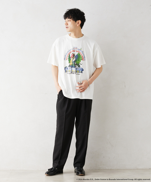 JOURNAL STANDARD relume（ジャーナルスタンダード　レリューム）の「THE ROLLING STONES / ローリングストーンズ 別注 NEW  VINTAGE Tシャツ（Tシャツ/カットソー・メンズ・ブラック×ブラック/ブラック系その他/ホワイト/ホワイト系その他/ブラックミックス/ブラック・LARGE/MEDIUM）」の13枚目の写真