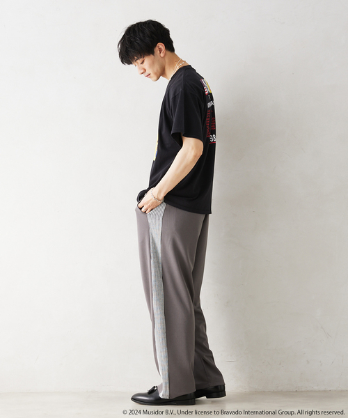 JOURNAL STANDARD relume（ジャーナルスタンダード　レリューム）の「THE ROLLING STONES / ローリングストーンズ 別注 NEW  VINTAGE Tシャツ（Tシャツ/カットソー・メンズ・ブラック×ブラック/ブラック系その他/ホワイト/ホワイト系その他/ブラックミックス/ブラック・LARGE/MEDIUM）」の11枚目の写真