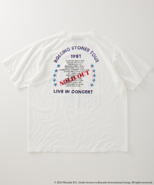 JOURNAL STANDARD relume（ジャーナルスタンダード　レリューム）の「THE ROLLING STONES / ローリングストーンズ 別注 NEW  VINTAGE Tシャツ（Tシャツ/カットソー・メンズ・ブラック×ブラック/ブラック系その他/ホワイト/ホワイト系その他/ブラックミックス/ブラック・LARGE/MEDIUM）」の22枚目の写真