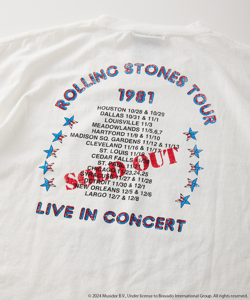 JOURNAL STANDARD relume（ジャーナルスタンダード　レリューム）の「THE ROLLING STONES / ローリングストーンズ 別注 NEW  VINTAGE Tシャツ（Tシャツ/カットソー・メンズ・ブラック×ブラック/ブラック系その他/ホワイト/ホワイト系その他/ブラックミックス/ブラック・LARGE/MEDIUM）」の21枚目の写真