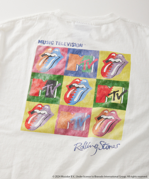 JOURNAL STANDARD relume（ジャーナルスタンダード　レリューム）の「THE ROLLING STONES / ローリングストーンズ 別注 NEW  VINTAGE Tシャツ（Tシャツ/カットソー・メンズ・ブラック×ブラック/ブラック系その他/ホワイト/ホワイト系その他/ブラックミックス/ブラック・LARGE/MEDIUM）」の17枚目の写真