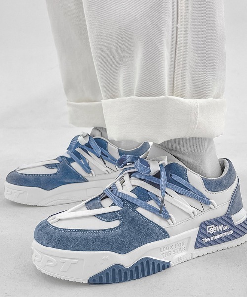 MGV(エムジーヴィー)の「Two-Tone Logo Sneakers(スニーカー・メンズ・ブラック/ブルー/グリーン・LARGE/X-LARGE/MEDIUM)」の7枚目の写真