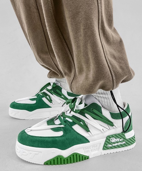 MGV(エムジーヴィー)の「Two-Tone Logo Sneakers(スニーカー・メンズ・ブラック/ブルー/グリーン・LARGE/X-LARGE/MEDIUM)」の9枚目の写真