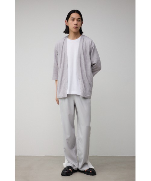 AZUL by moussy（アズールバイマウジー）の「ビッグサッカーライトトッパー（カーディガン/ボレロ・メンズ・ブラック/ライトブルー/ライトグレー・LARGE/MEDIUM）」の21枚目の写真