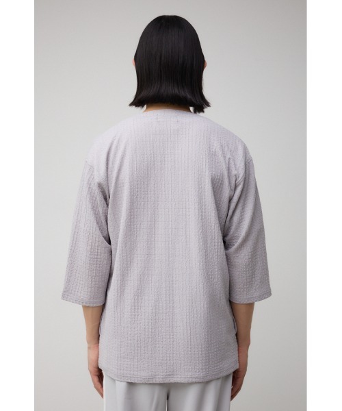 AZUL by moussy（アズールバイマウジー）の「ビッグサッカーライトトッパー（カーディガン/ボレロ・メンズ・ブラック/ライトブルー/ライトグレー・LARGE/MEDIUM）」の18枚目の写真
