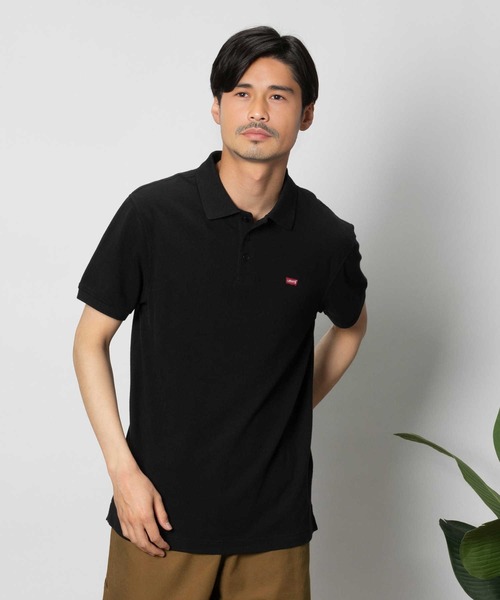 Levi's（リーバイス）の「【Levi's】ワンポイントポロシャツ（ポロシャツ・メンズ・ブラック・S/M/L）」の3枚目の写真