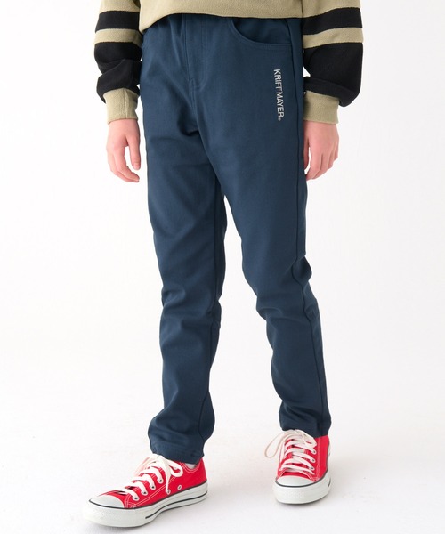 KRIFF MAYER Kid's Collection（クリフメイヤーキッズコレクション）の「【裏起毛・超伸びる】パンケーキパンツ（その他パンツ・キッズ・ブラック/カーキ/ナチュラル/ネイビー・120/130/140/150/160/170）」の4枚目の写真