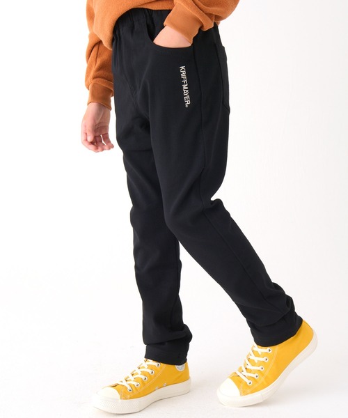 KRIFF MAYER Kid's Collection（クリフメイヤーキッズコレクション）の「【裏起毛・超伸びる】パンケーキパンツ（その他パンツ・キッズ・ブラック/カーキ/ナチュラル/ネイビー・120/130/140/150/160/170）」の2枚目の写真